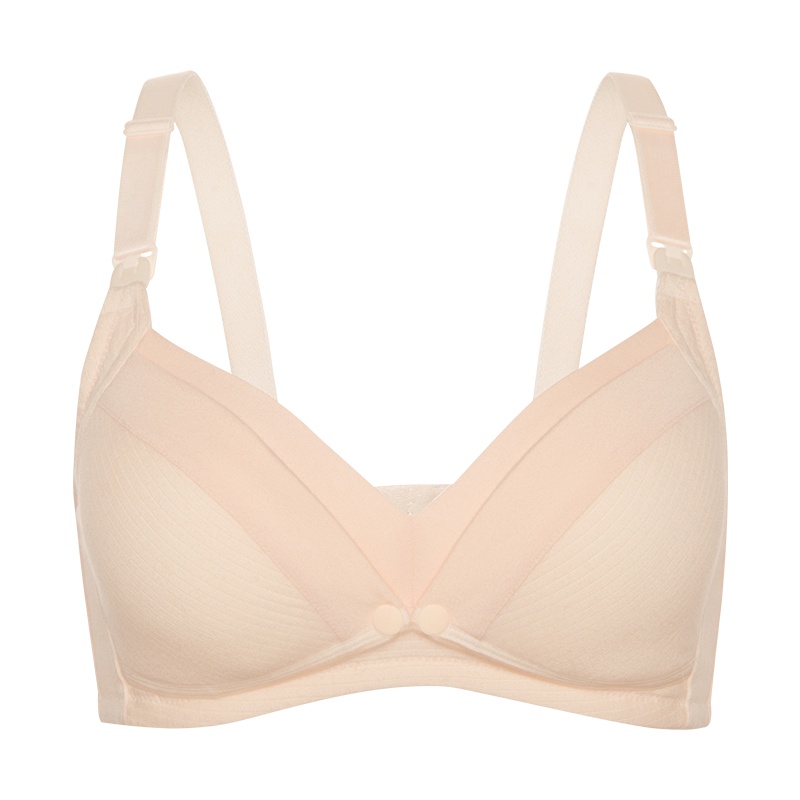 哺乳内衣女孕妇文胸夏季无钢圈怀孕期纯棉聚拢防下垂喂奶胸罩薄款