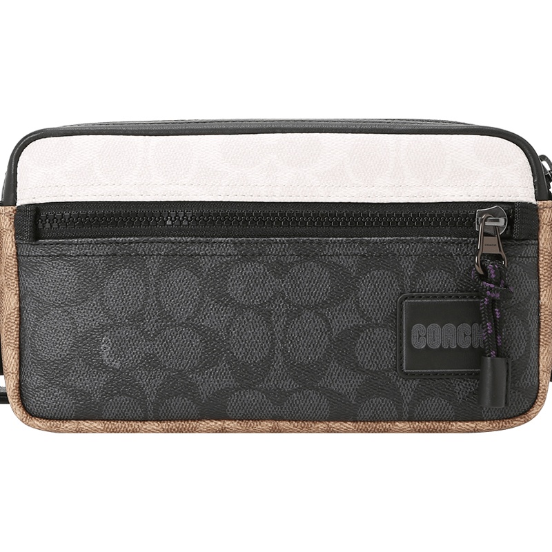 COACH 蔻驰 相机包 单肩包 斜挎包 老花织物4954
