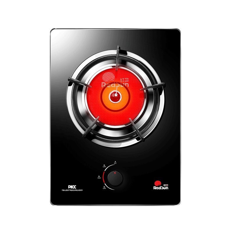 红日 (RedSun)E338D红外线燃气灶 家用煤气灶单灶 台嵌两用 一级能效 红外节能灶(天然气)