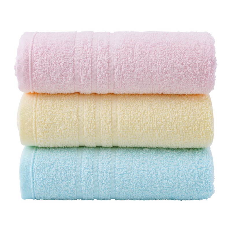 金号(KING SHORE) 纯棉毛巾5条装 柔软吸水素色面巾GA1131 搭配色70*33.5CM