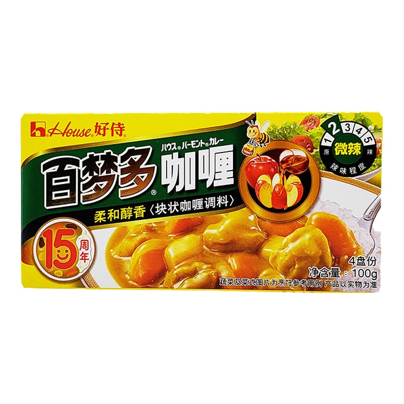 百梦多咖哩(微辣)100g