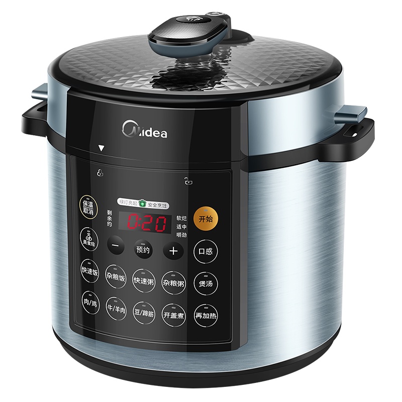 美的(Midea)电压力锅6L双胆家用多功能大容量高压力锅电压力煲可预约调节口感YL60Simple107
