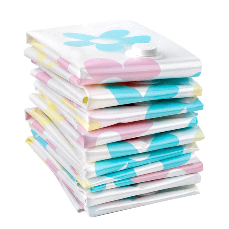 收纳博士免抽气真空压缩袋大号坐压排气换季居家用品衣柜整理收纳袋中号羽绒衣服棉被子收藏吸纳袋子免抽真空袋 5个超大号