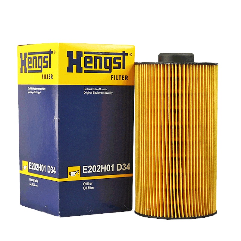 汉格斯特(hengst)机滤纸芯.原配E202H01D34适配宝马740iL/X5 4.4L