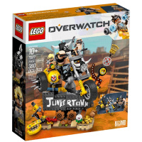 LEGO乐高守望先锋系列狂鼠与路霸75977拼插玩具