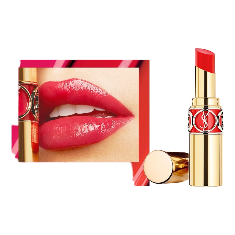圣罗兰YSL口红圆管N46西瓜红