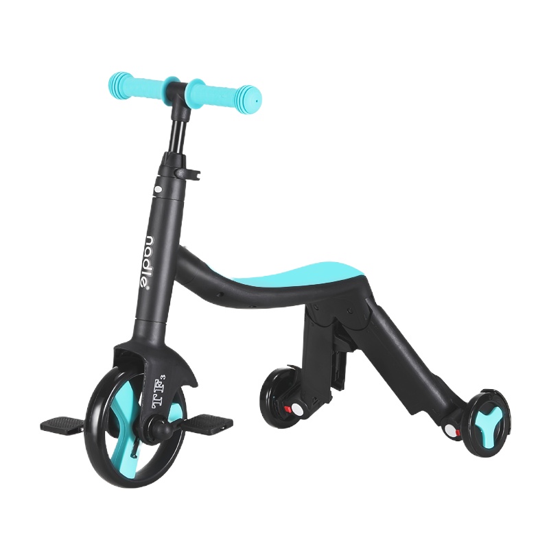 纳豆(nadle)儿童滑板车三轮车三合一宝宝滑滑溜溜车可坐可骑滑