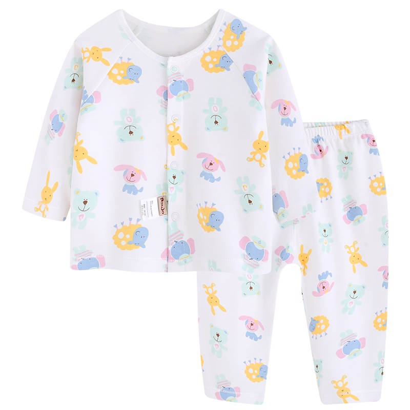 皮偌乔儿童宝宝保暖内衣裤衣服套装婴儿秋衣秋裤纯棉男童女童居家秋装