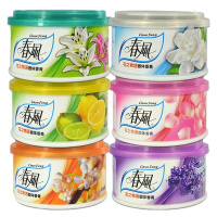 KBS春风 空气清新剂固体 家用卧室清香剂 办公室车用芳香剂 卫生间厕所除味剂去异味 30盒/箱(六款香味随机)