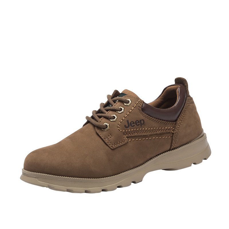 Jeep吉普男鞋工装复古英伦时尚潮流男士休闲皮鞋