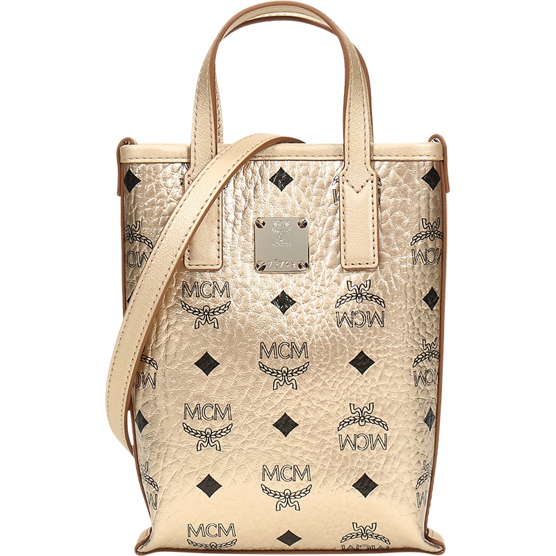 MCM 男女中性 ESSENTIAL VISETOS系列人造革/牛皮革手提单肩斜挎包迷你款 MWRAASE04