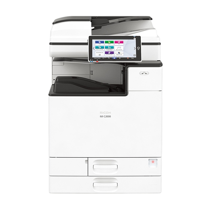 理光(Ricoh)IM C2000 A3彩色多功能数码复合机 主机+送稿器+双层纸盒+工作台+2年售后