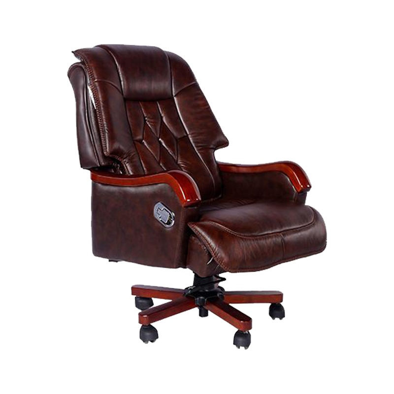 【理政】办公椅 老板椅 可升降转椅 牛皮椅 电脑椅 大班椅