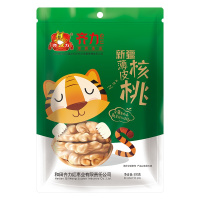 齐力 新疆阿克苏薄皮核桃 纸皮核桃 坚果炒货 原味薄皮核桃500g 年货坚果休闲零食 买就送225g葡萄干