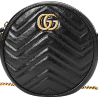 预定 GUCCI GG Marmont 圆形单肩包迷你 550154