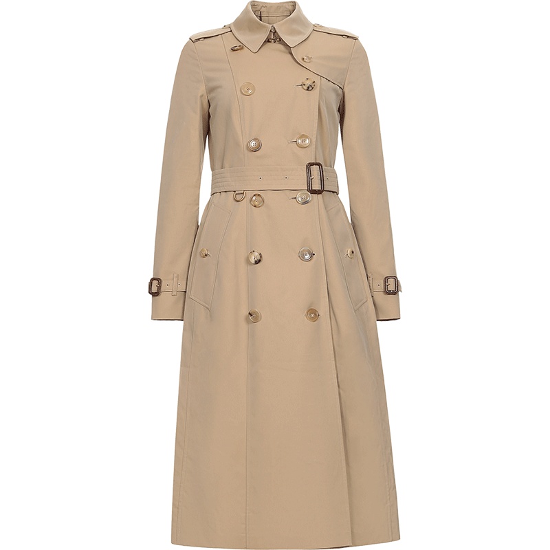 BURBERRY 博柏利 女款棉质切尔西版型长款风衣 40733771