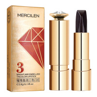 梦希蓝璀璨盈润三色口红3.8g持久不易掉色彩妆唇膏网红同款