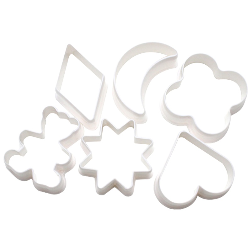 德国Fackelmann法克曼6件装饼干模 蛋糕模具 曲奇饼干模具 烘焙工具 6种形状饼干模具