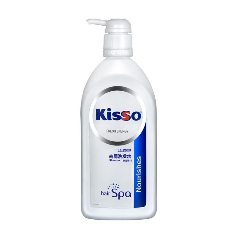 kisso极是无硅油去屑洗发水补湿强韧400ml