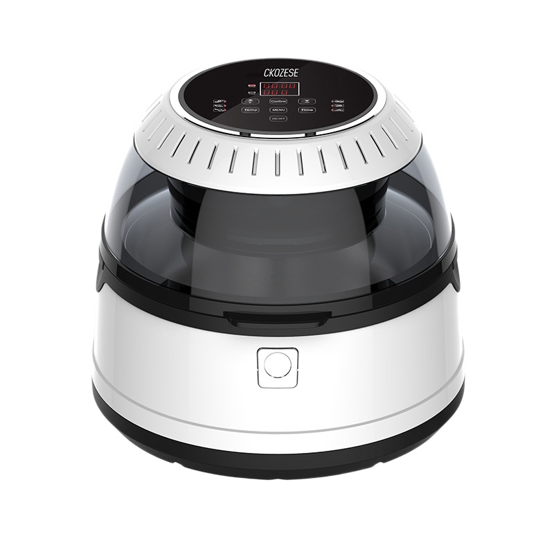 英国酷芝(CKOZESE) cz108 13L升大容量空气炸锅可视家用触控式全自动无油炸薯条机光波炉