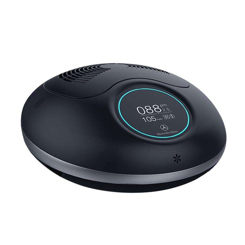 奔驰车载空气净化器S30车内杀菌除异味甲醛PM2.5吸收有害气体 可更换滤芯更换 智能声控变换档位