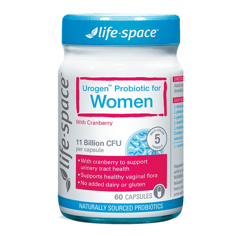 【呵护女性健康】life space 生命领域 女性蔓越莓益生菌 60粒/瓶 澳洲进口