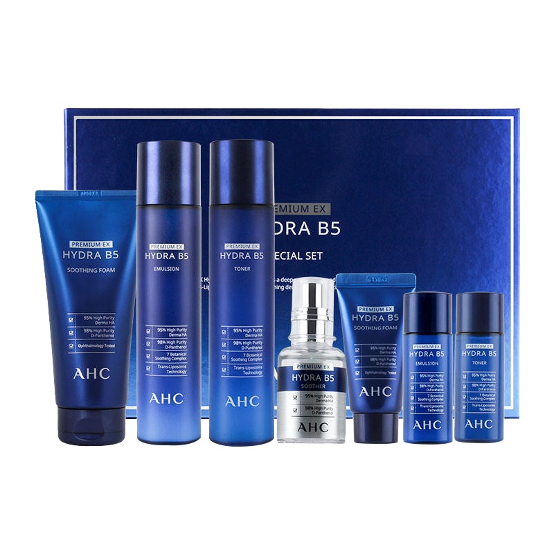 AHC爱和纯 B5玻尿酸精华水乳护肤套装