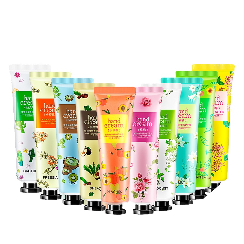 滋润保湿植物精华香氛护手霜2只(30g/只) 大人小孩都可用 采萃补水保湿滋润 男女士手部护理手霜