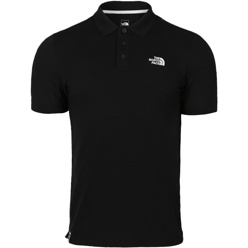 北面（TheNorthFace）户外男式休闲POLO衫短袖T恤3VRA