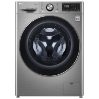 LG FCV90G2T 9公斤AI变频直驱蒸汽洗全自动滚筒洗衣机470mm超薄机身 智能手洗 静音碳晶银