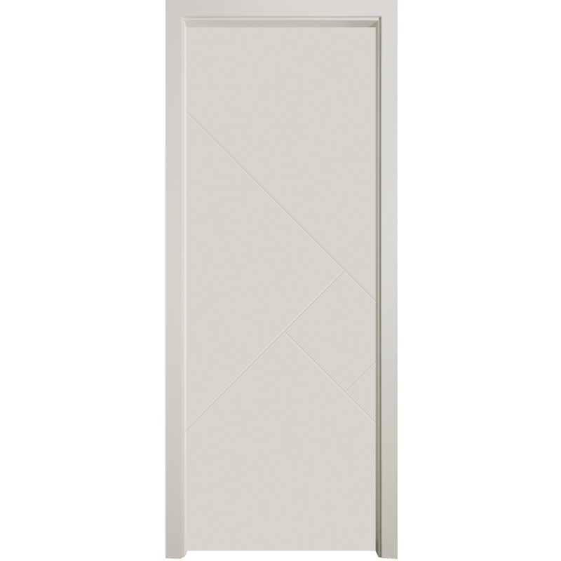 美心木门简约室内门卧室门定制烤漆套装隔音门N787油漆实木复合门