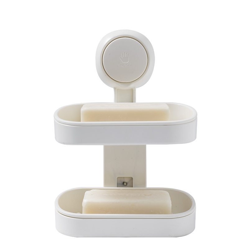 太力 浴室拖鞋架 卫生间置物架 免打孔吸盘鞋架 单层肥皂盒