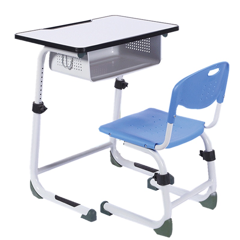 周鼎皖旋钮式调节升降课桌椅课桌椅(zdwk-C单人靠背)