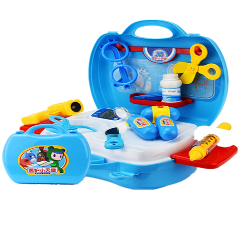 博娃医护小天使 过家家医药工具箱医生男女孩送娃娃仿真医护箱救护台打针套装