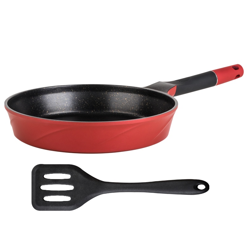 迪迪尼卡（Didinika） 麦饭石平底锅28cm无油烟不粘锅煎锅合金复底圆形煎锅