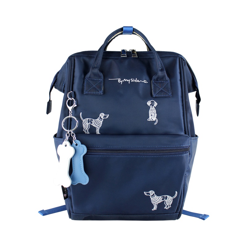 花间公主在我身边2021春季背包双肩包休闲旅行文艺刺绣尼龙布女书包