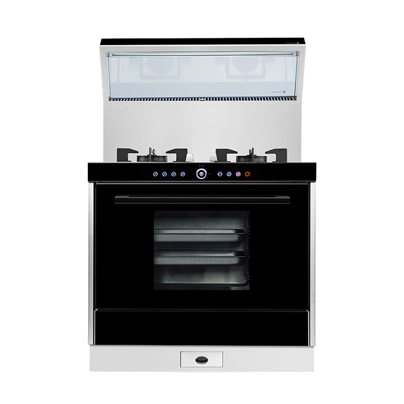 火星人(marssenger)X2B/Z集成灶侧吸下排式油烟机燃气灶大蒸箱一体灶 99.95%油烟吸净率 天然气