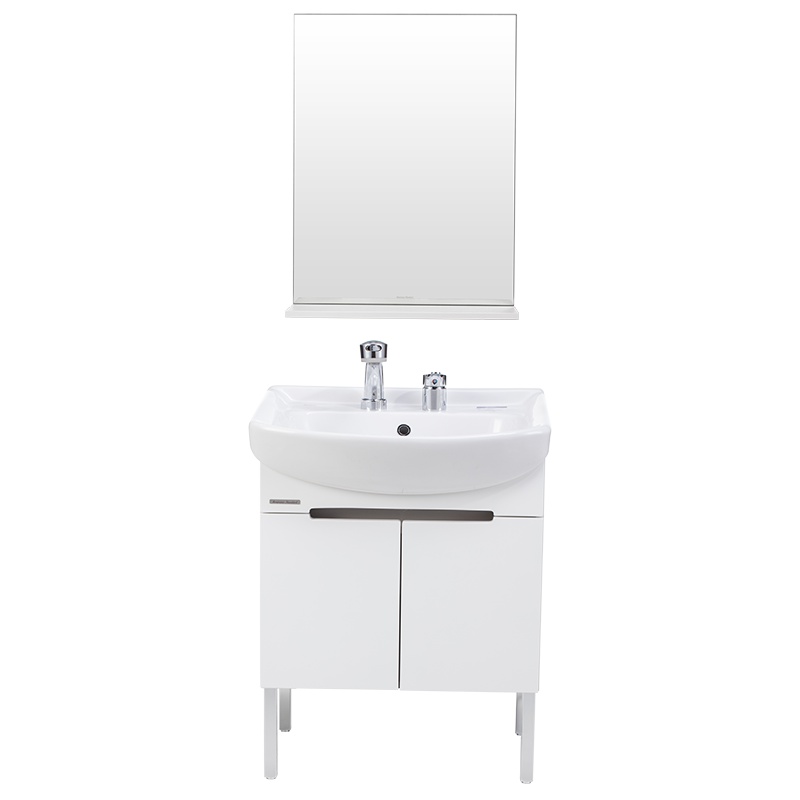 美标卫浴易居摩登浴室柜ME60橡胶木落地浴室柜洗漱柜卫生间