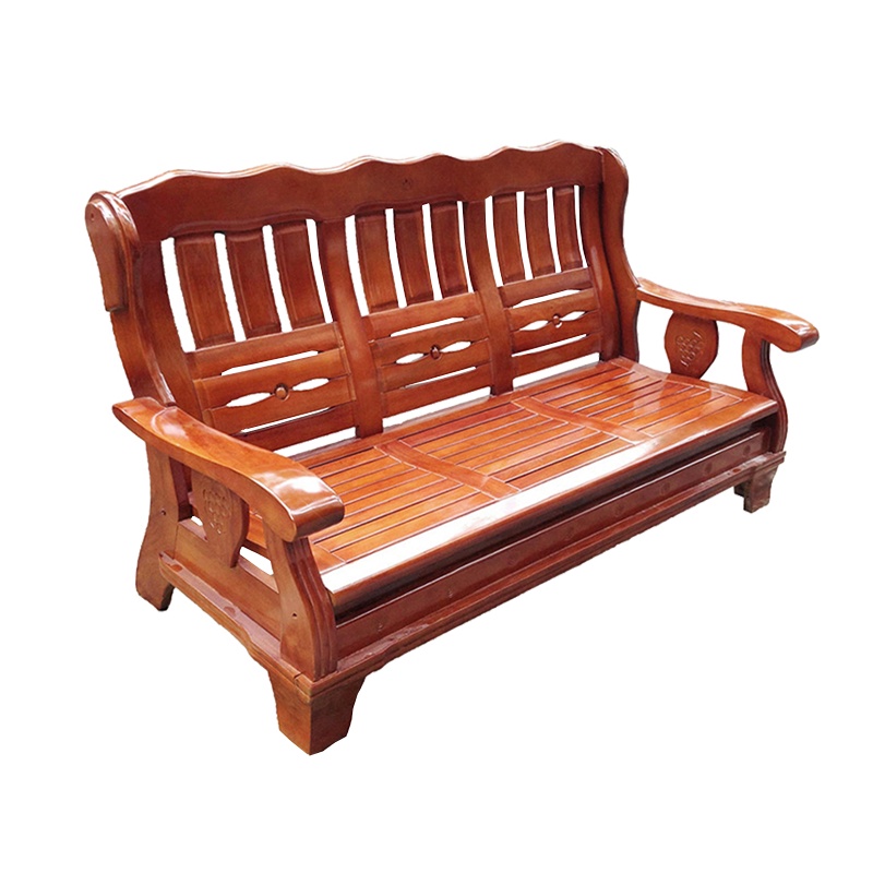 瑞丰杰-实木沙发三人位接待沙发SF0113