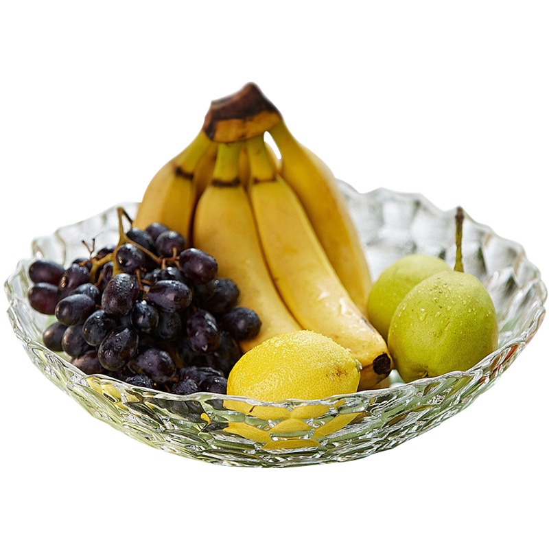 意德丽塔梦幻晶质玻璃果盘创意万花筒果斗玻璃水果时尚欧式客厅大号果盘1只装