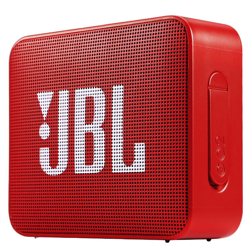 JBL GO2 音乐金砖二代 便携式蓝牙音箱 低音炮 户外音箱 迷你小音响 可免提通话 防水设计 宝石红