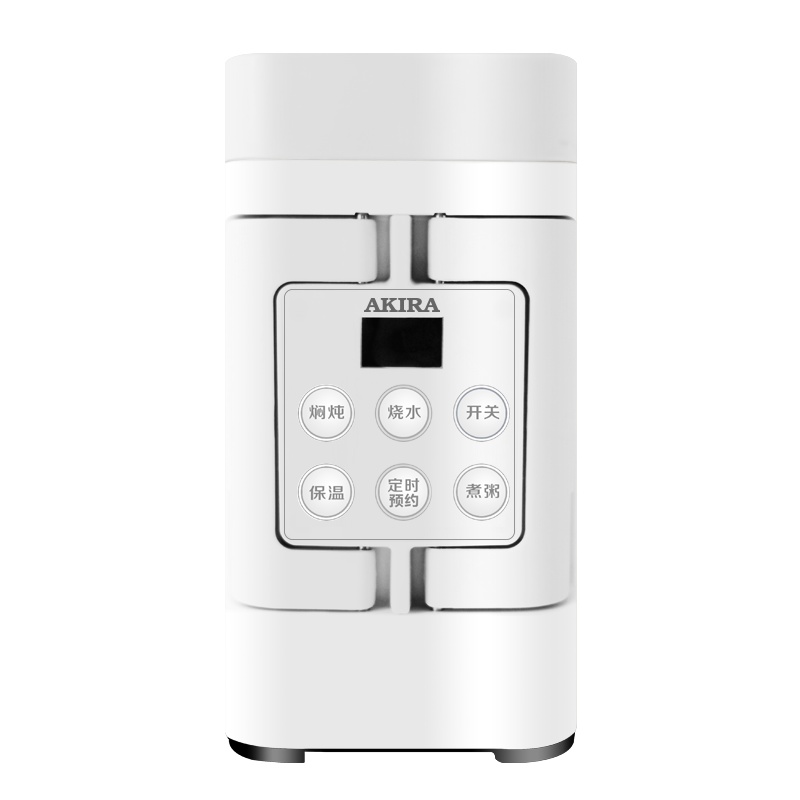 爱家乐(AKIRA) M6 便携式烧水壶迷你旅行电热水壶保温一体小容量全自动断电折叠水壶家用开水壶 隔水炖内胆