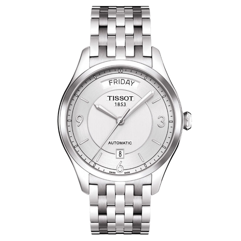 天梭 (TISSOT) 瑞士手表 唯意系列 男士机械表腕表T038.430.11.037.00