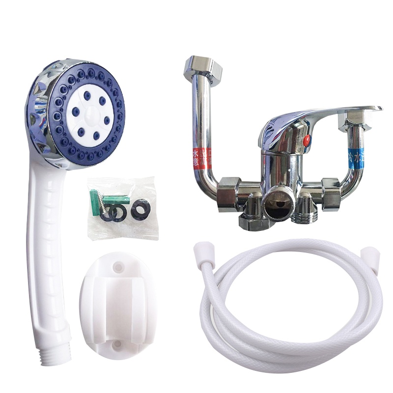 澳柯玛(AUCMA)储水式电热水器 花洒混水阀套装 实惠版简约时尚