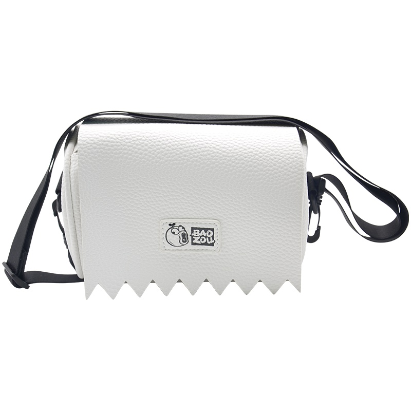 暴走漫画 王尼玛纸巾搞笑挎包 白色