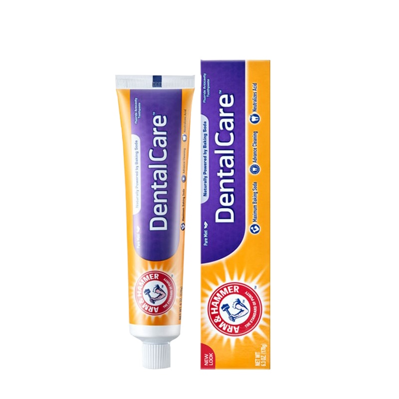 美国艾禾美进口牙膏清小苏打牙膏 健齿优护178g