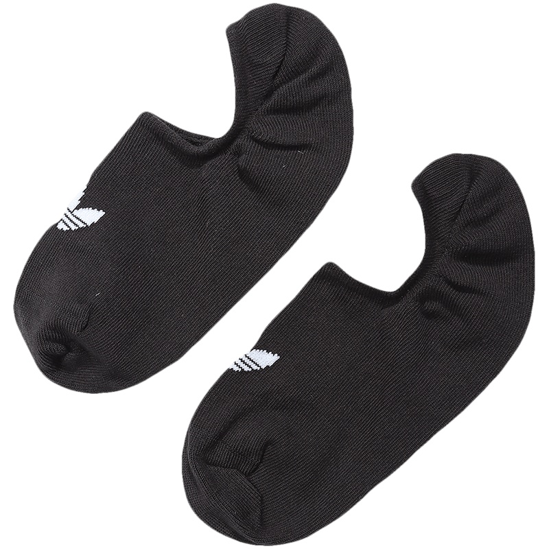 Adidas阿迪达斯三叶草男袜运动袜休闲百搭船袜FM0677