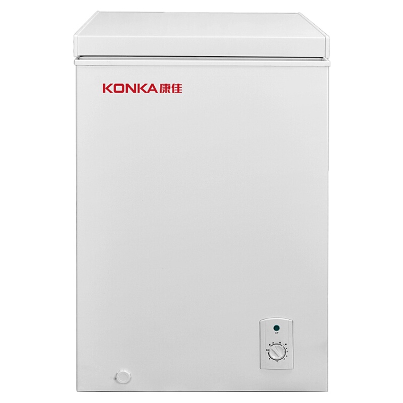 康佳(KONKA)106升 单门小冰柜 冷藏冷冻转换冷柜 冰柜小型家用 节能保鲜 单温迷你冰箱 BD/BC-106DTH