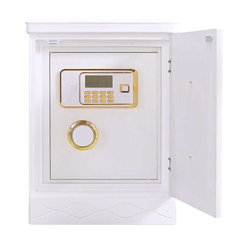 欧宝美 保险柜指纹隐藏式床头柜家用办公保险箱电子55CM隐形入墙小型密码防盗保险箱床头柜