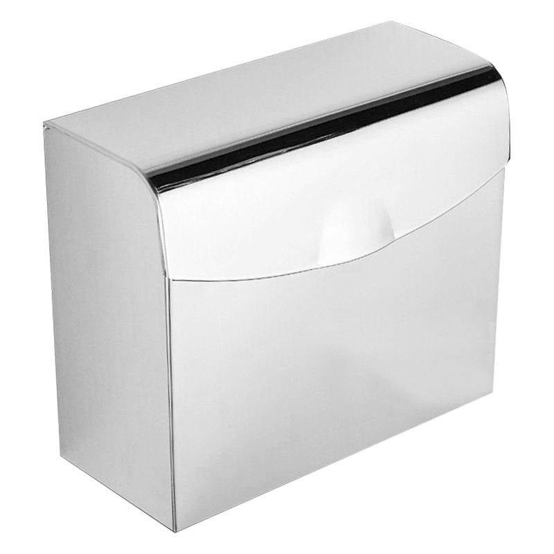 304不锈钢手纸箱厕纸盒卫生间加厚纸巾盒手纸盒免打孔厕所草纸盒卫生纸盒防水浴室挂件